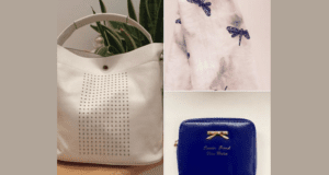 Sac à main, un foulard et un porte-monnaie