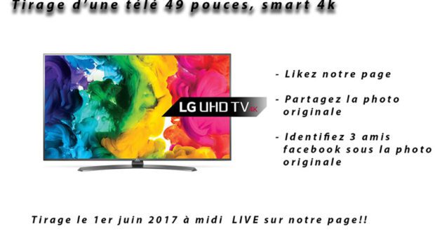 Télévision de 49 pouces, smart 4k