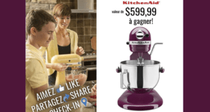 Un batteur sur socle de KitchenAid