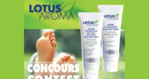 Un duo Soins des pieds Lotus Aroma