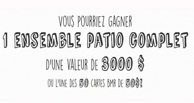 Un ensemble patio de 3000$