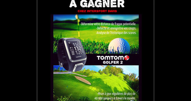 Une montre Tomtom Golfer 2