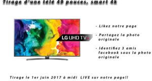 Une télé intelligente Ultra HD LG