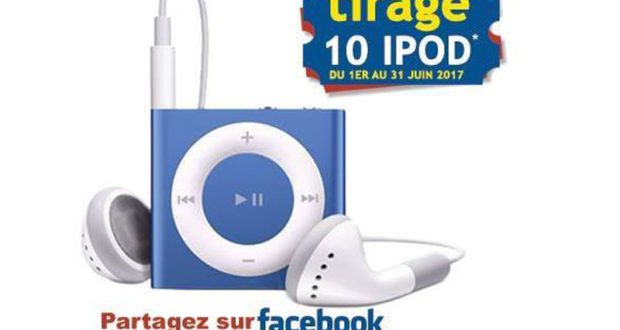 10 iPods offerts par L’entrepôt Pièces D'autos