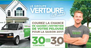 30 contrats de service Vertdure pour la saison 2017