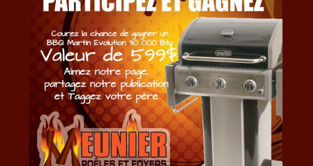 BBQ Martin d'une Valeur de 599$