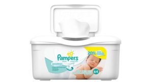 Boîte de lingettes pour bébés Pampers Gratuite