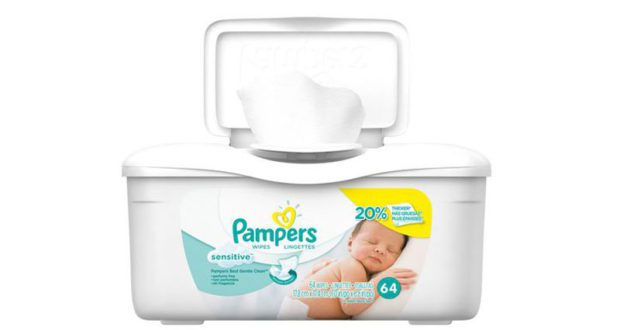 Boîte de lingettes pour bébés Pampers Gratuite