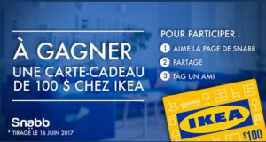 Carte-cadeau 100$ chez IKEA