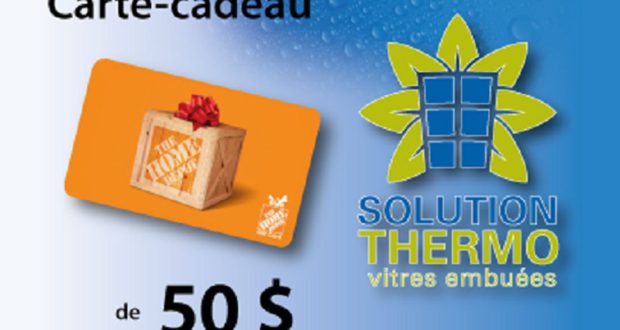 Carte-cadeau Home Dépôt de 50 $