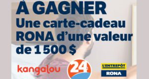 Carte-cadeau Rona de 1500$