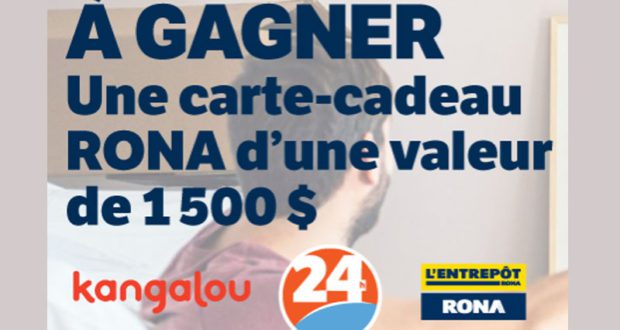 Carte-cadeau Rona de 1500$