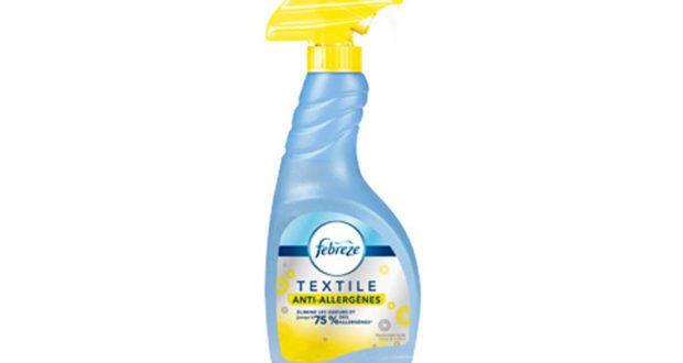 Désodorisant textile Febreze 500ml à 1.50$