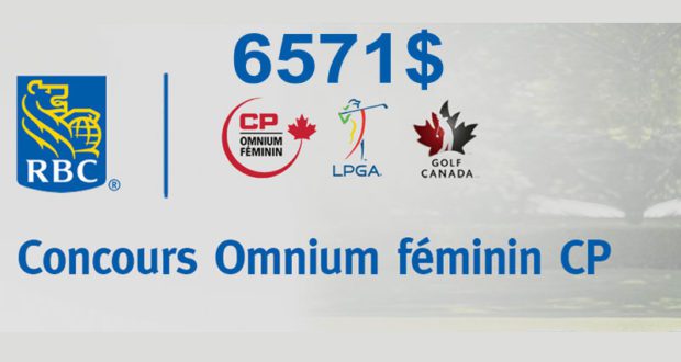 Ensemble de prix VIP RBC exclusif pour l'Omnium féminin CP