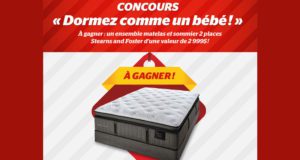 Ensemble matelas et sommier 2 places Stearns and Foster
