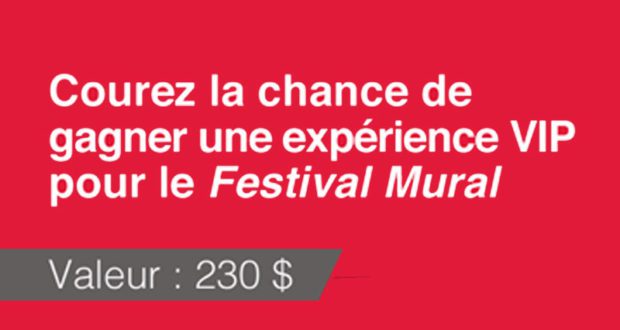 Expérience VIP valide pour le Festival Mural