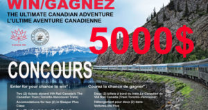 Forfait voyage de 5000$ Toronto-Vancouver en wagon-lit