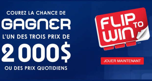 Gagnez 1 de 3 grands prix de 2000$