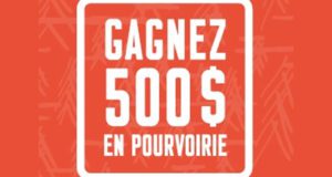 Gagnez 500$ en pourvoirie
