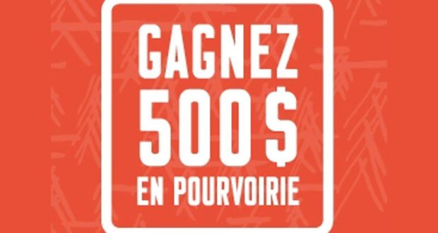 Gagnez 500$ en pourvoirie