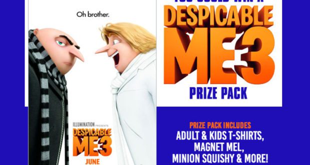 Gagnez un lot de prix pour le film Despicable Me 3