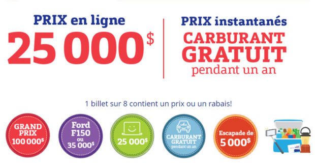 Gagnez un totale des prix et rabais de 5 000 000 $