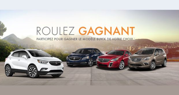 Gagnez un véhicule Buick de votre choix