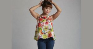 Jolie camisole Léonie fleurie
