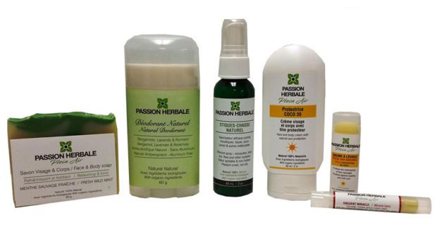 Produits biocosmétiques naturels de la marque Passion Herbale