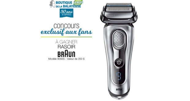 Rasoir Braun d’une valeur de 350 $