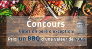 Un BBQ d'une valeur de 400$