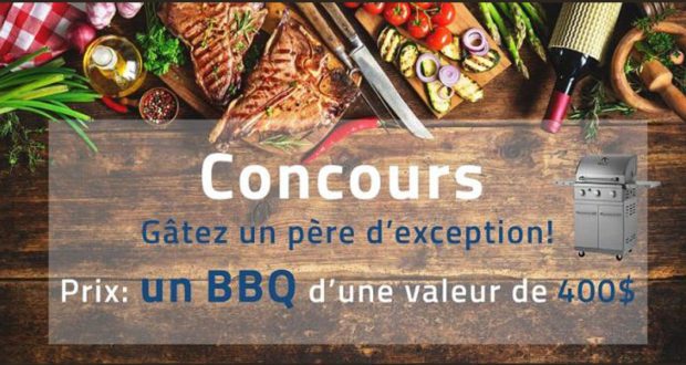 Un BBQ d'une valeur de 400$