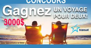 Voyage tout inclus pour 2 offert par Transat