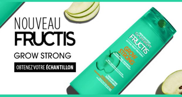 échantillon gratuit de produit Grow Strong de Garnier Fructis