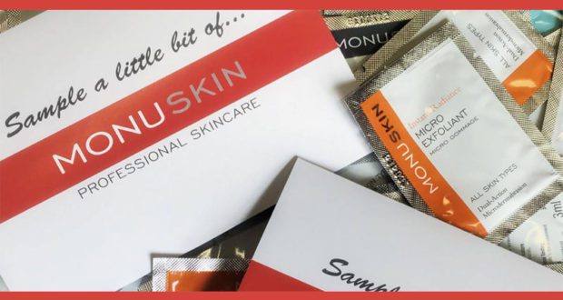 Échantillon gratuit des produits pour le visage MonuSkin