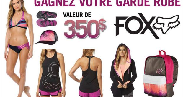 350$ de vêtements FOX