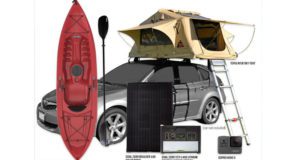 4000 $ en équipements de Goal Zero, GoPro, Tepui Tents et +