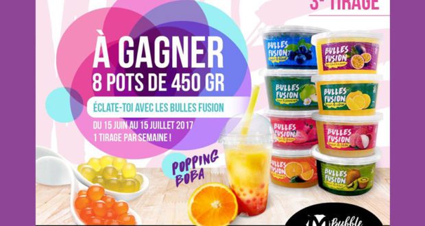 8 pot de 450gr bulles fusions