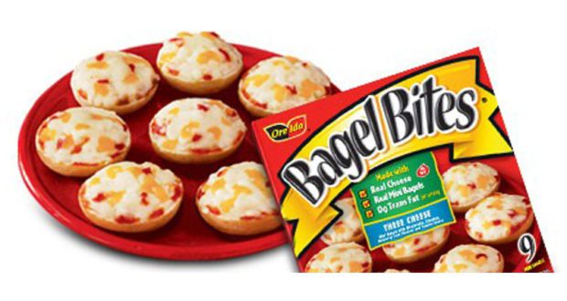 Bagel Bites Heinz emballage de 9 à 1$