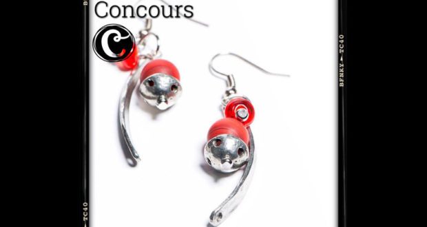 Boucle d'oreilles de la collection Chrysalide