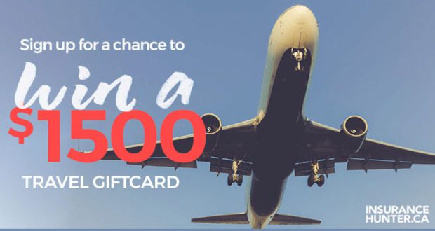 Carte-cadeau de 1500$ chez Flight Centre