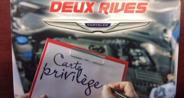 Carte cadeau de 500$ Deux Rives