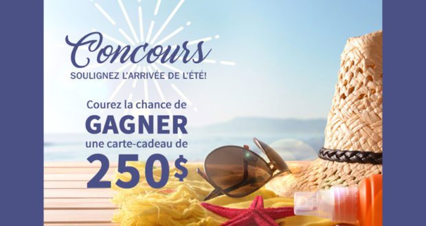 Carte-cadeau d’une valeur de 250 $