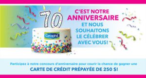 Carte de crédit prépayée de 250 $