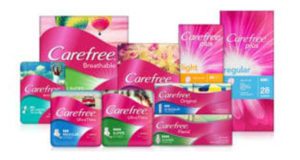Coupon 2$ sur un emballage de protège-dessous Carefree