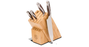 Couteaux Hammer Stahl 4 Essentials + bloc en bois