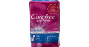 Emballage de protège-dessous CareFree 36 – 60 unité à 1.49$