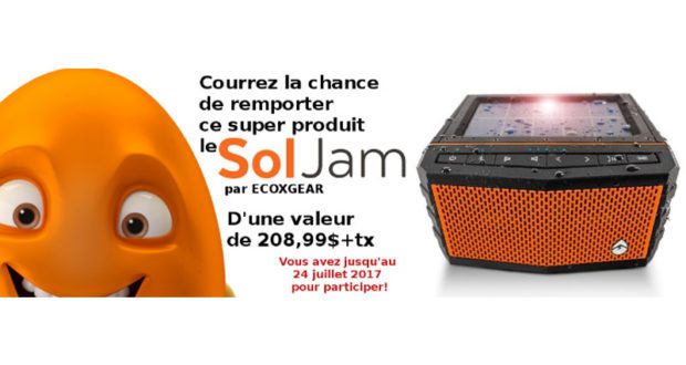 Haut-Parleur solaire SolJam de ECOXGEAR