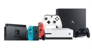 Nintendo, Xbox One S et un PS4 Pro
