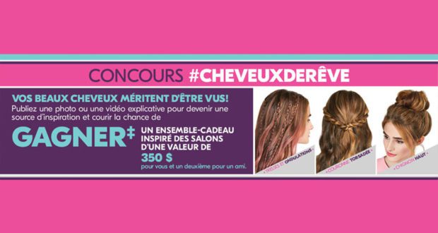 Produits de beauté pour les cheveux de 350 $